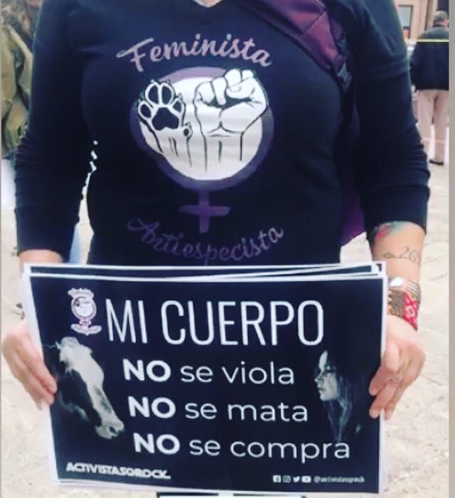 “Hermana, no olvides que lo  personal es político hasta en el plato y que nuestras decisiones personales dejan de serlo cuando repercuten en los cuerpos y vidas de otrxs seres”

#feminismoantiespecista #diamundialdelaeliminaciondelaviolenciacontralamujer