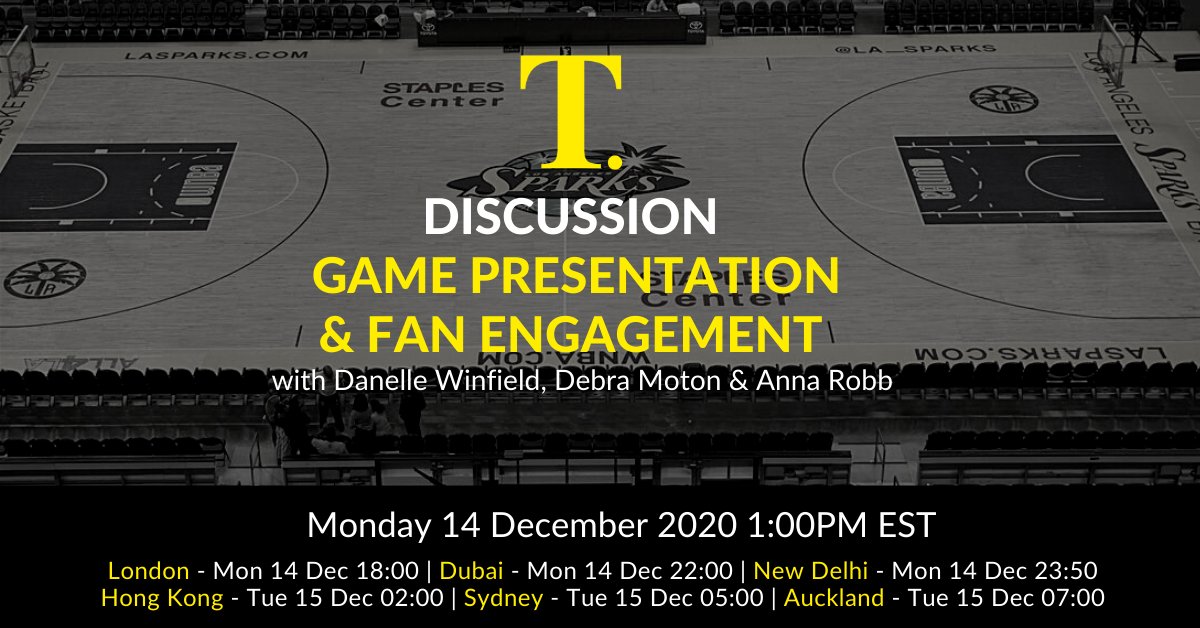 theatreartlife's tweet image. TheatreArtLife has a discussion with Danelle and Debra from the Los Angeles Sparks about fan engagement and game operations in a pre and post COVID world. Register here for FREE! bit.ly/2HqIKUl  #webinar #onlinelearning #sportsdiscussion #sports #entertainment