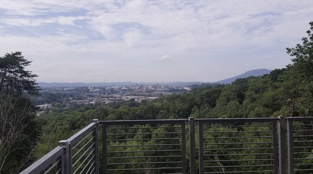 Stringers Ridge park is a great place to venture outside with trails for hiking and biking! There’s also some great views of the city like the one pictured below!