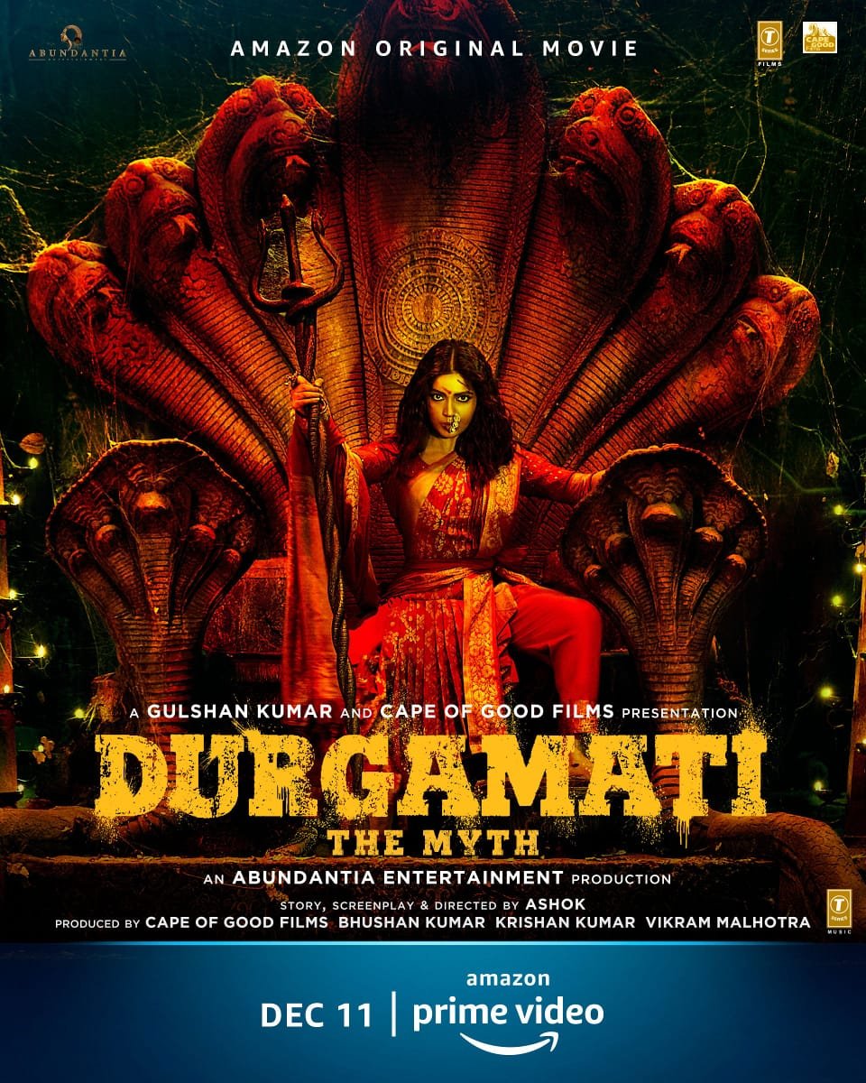 She's coming to get you! #DurgamatiTrailer out at 12 PM. Meet #DurgamatiOnPrime on Dec 11, @PrimeVideoIN. @bhumipednekar @akshaykumar #CapeOfGoodFilms #BhushanKumar #KrishanKumar @vikramix @Abundantia_Ent @TSeries @ArshadWarsi @Jisshusengupta @MahieGillOnline @KapadiaKaran