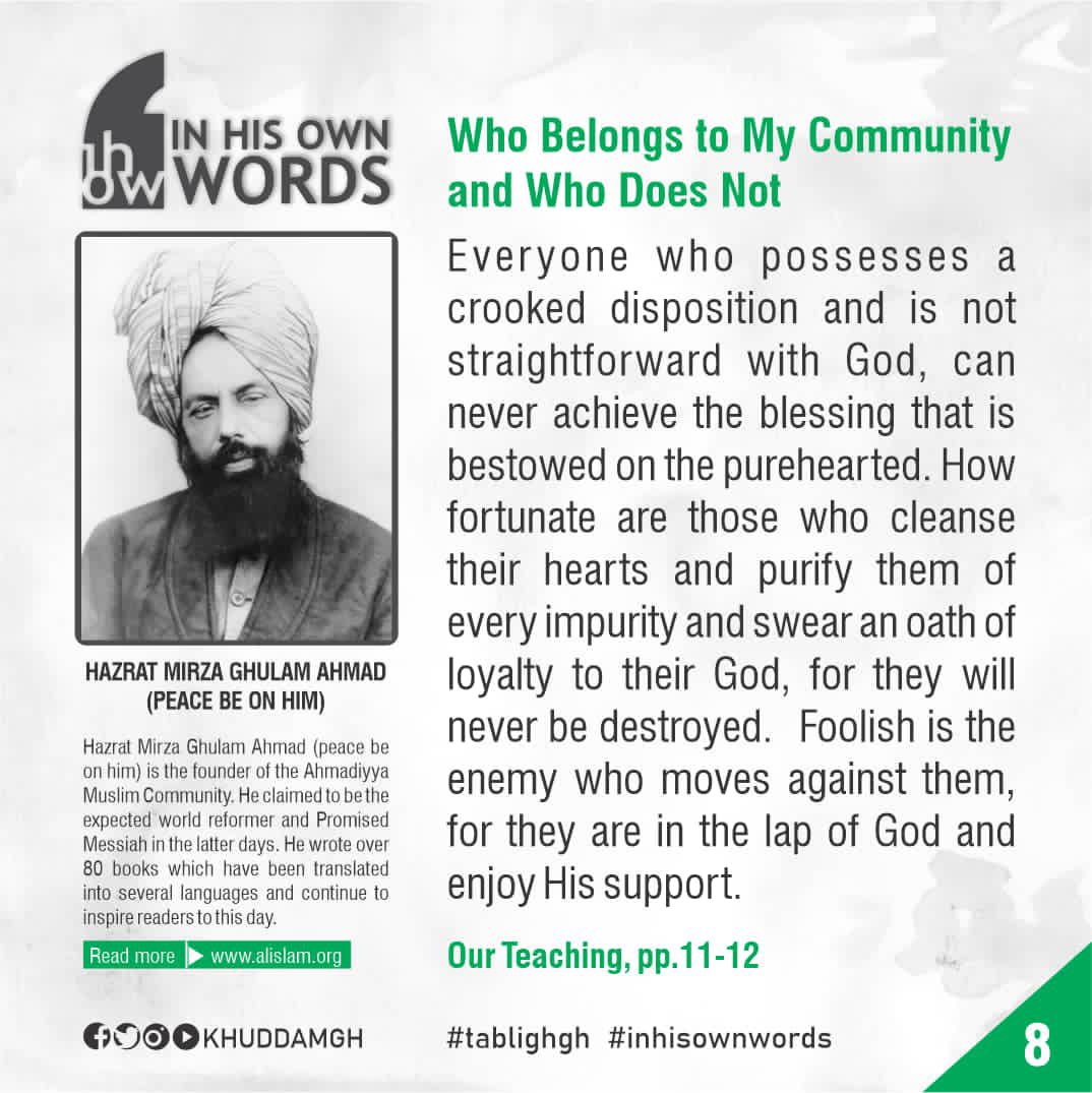 mkaghana's tweet photo. Download book to read more >>> https://t.co/RjPxbkjRvy ====================== #InHisOwnWords #IHOW #Tabligh #ThePromisedMessiah #HazratMirzaGhulamAhmad #KhuddamGh #MKAGH https://t.co/WoaMOOGRZ9