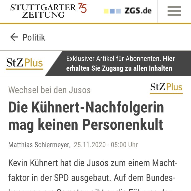 Die „Kühnert-Nachfolgerin“ mag vielleicht keinen Personenkult, hat aber trotzdem einen eigenen Namen.