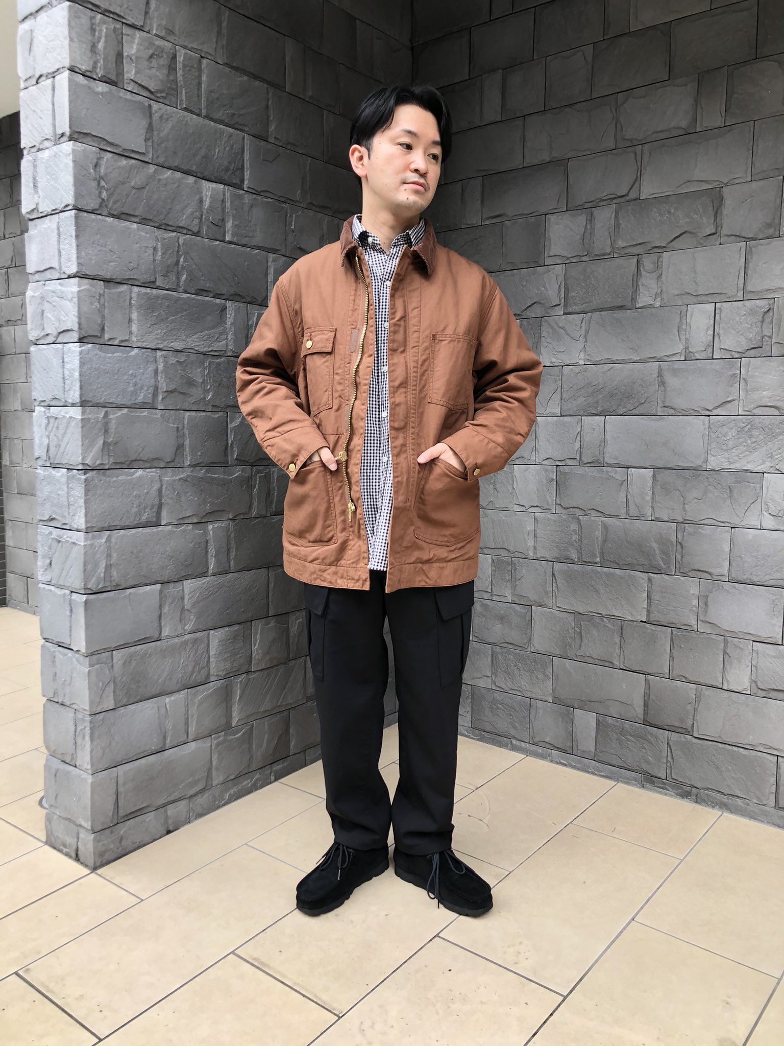 UNUSED US1317 ダックジャケットカバーオール UNUSED ダックジャケット カバーオール US1317