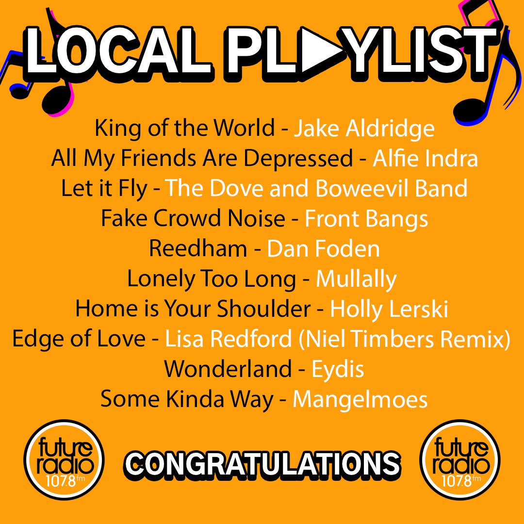 futureradio's tweet image. It's November and that means a new selection of local music for you to enjoy. Here are some Norfolk artists that have been continuing to create musical masterpieces. 🎶

#Norwich #Norfolk #localmusic #newmusic #localradio #localplaylist