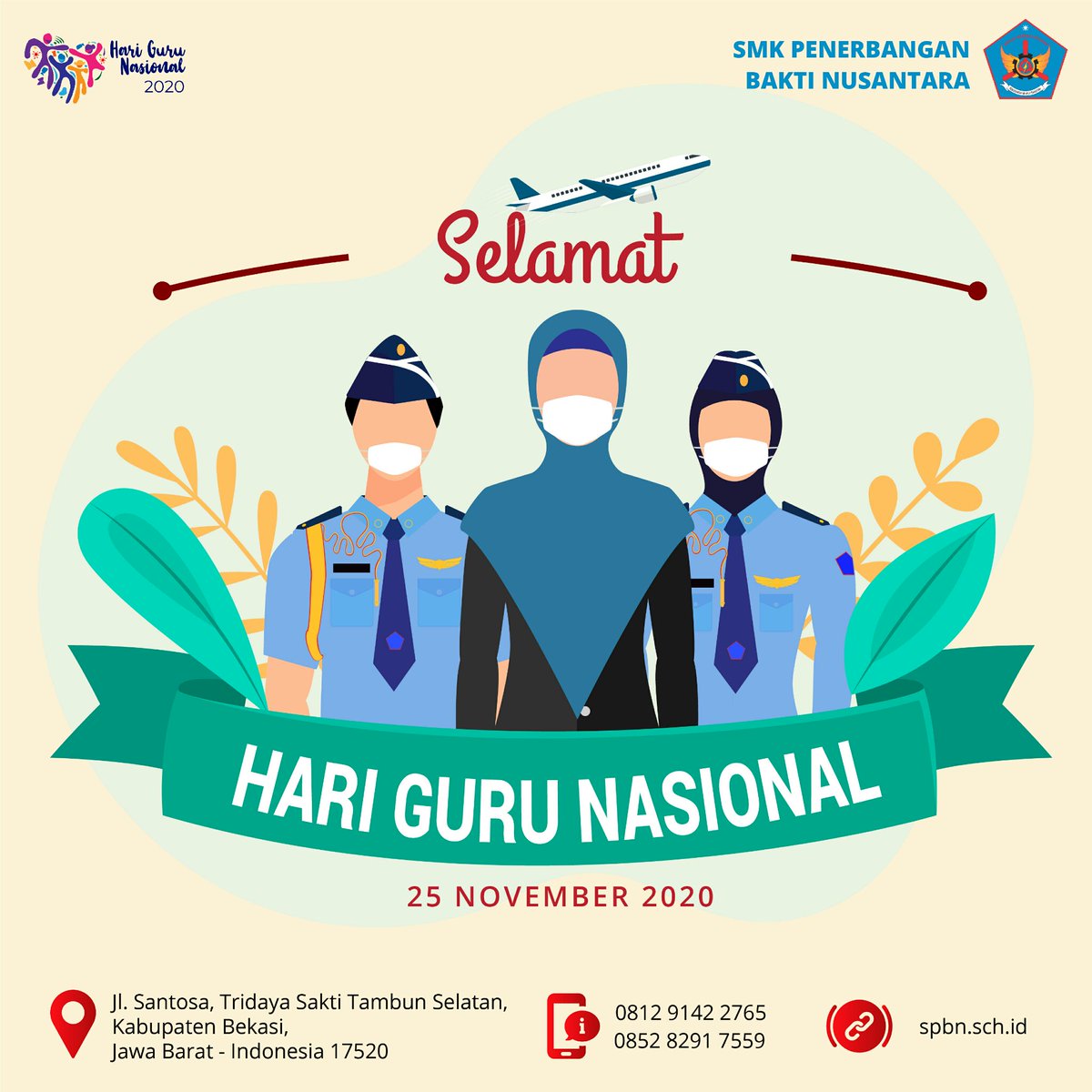 SPBN__'s tweet photo. Pahlawan tanpa tanda jasa 🌹Selamat Hari Guru NASIONAL❤️

Selamat Hari Guru 25 November 🇮🇩

Informasi &amp; Pendaftaran 
https://t.co/jJECgK76Tx

@smkpenerbanganbekasi

0812 9142 2765
0813 9509 2591

#HariGuruNasional2020 #SelamatHariGuru  #SMKPenebanganBaktiNusantara https://t.co/C7GgnnSuiM