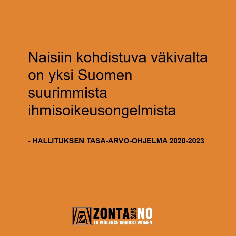 #zonta #zontaD20 #ZontaSaysNO #16Days #endviolenceagainstwomen #ZontiansInAction #EndChildMarriage #tasaarvo #naisjärjestöt #turvallisuus #oranssitpäivät #väkivaltaavastaan #orangetheworld