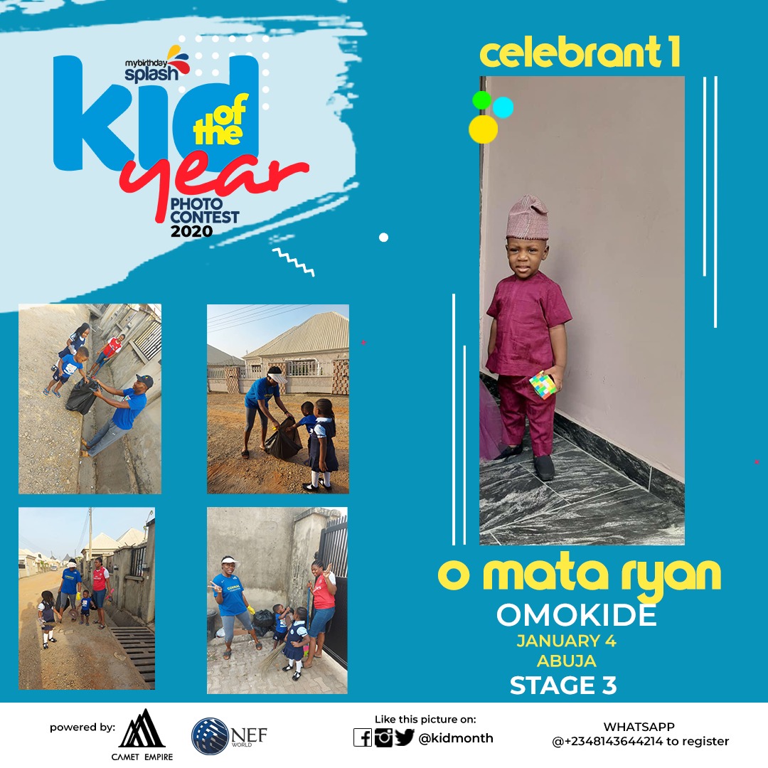 KidMonth's tweet photo. Kid of the year 2020
Stage 3

To register for other months:
Kindly pay/transfer the registration fee of 1k to:
CAMET EMPIRE LIMITED
6060388738, Fidelity Bank
 https://t.co/MgzM5K9cTt
Kindly use chrome or UC browser for registration

Enquiry - +2349028862628 https://t.co/irx8MTvS8E