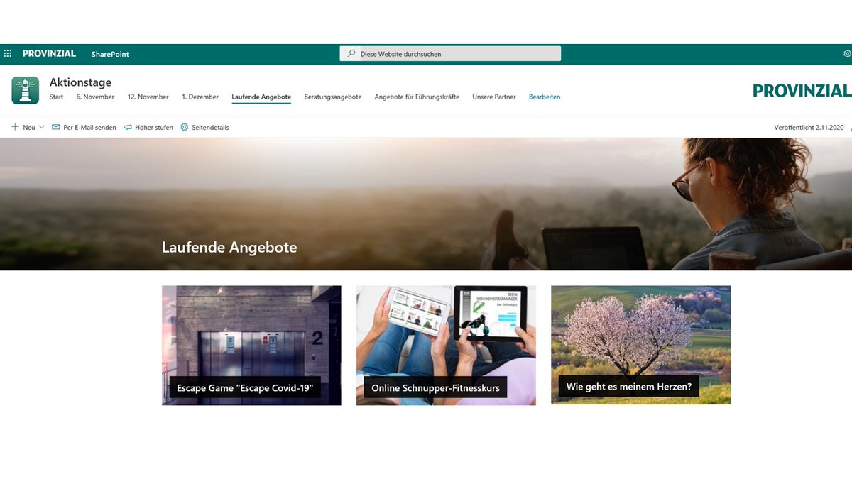 Wir sind mit unserem #escapegame  bei den Aktionstagen der #Provinzial dabei!
Neben Fitnesskursen &amp; Seelenfragen können die Mitarbeiter etwas über #Forschung zu #SARSCoV2 lernen

Habt ihr auch Lust? Hier geht's direkt zum Spiel👇
houseoftales.de/escapecovid19