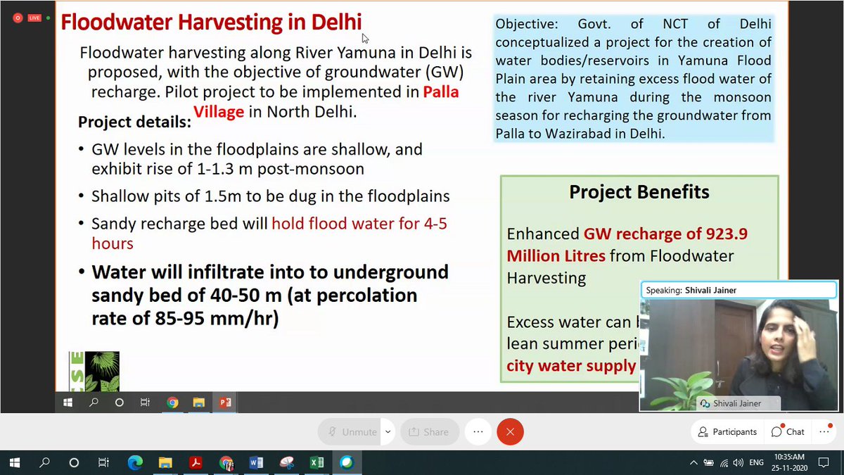 school_waterCSE's tweet photo. Taking the session forward @shivalijainer of @CSEINDIA #showcasing various #WSUDP #caseexamples at different scales - #City, #neighborhood, #individual from India featuring #NBS - #RainwaterHarvesting, #WaterSensitiveCampus, #ConstructedWetlands, #ReuseofTreatedWater etc. @crcwsc https://t.co/RZ2pv1ik1u