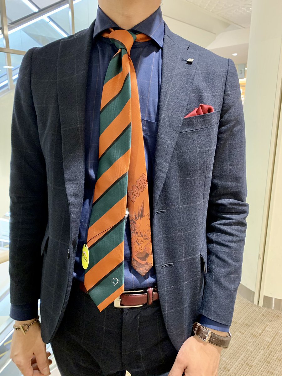 Ben Ps Fashion 僕のヒーローアカデミアコラボネクタイ T Co H9rehlebvq コラボアイテムの新作が登場です 今回は 僕のヒーローアカデミア 緑谷出久 爆豪勝己 轟焦凍 麗日お茶子 4キャラクター各3種類 オリジナルboxつき