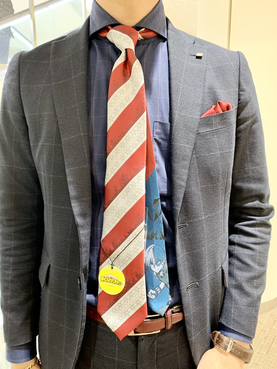 Ben Ps Fashion 僕のヒーローアカデミアコラボネクタイ T Co H9rehlebvq コラボアイテムの新作が登場です 今回は 僕のヒーローアカデミア 緑谷出久 爆豪勝己 轟焦凍 麗日お茶子 4キャラクター各3種類 オリジナルboxつき