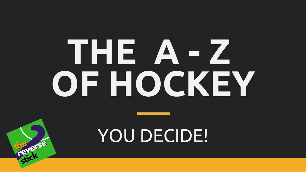 The  @Twitter thread you’ve all been waiting for!It’s time to build ‘The A-Z of Hockey’26 days, 26 polls, 1 ultimate list.YOU DECIDE. NEW POLL DAILY. #hockey  #fieldhockey  #fhockey  #hockeypolls  #youdecide