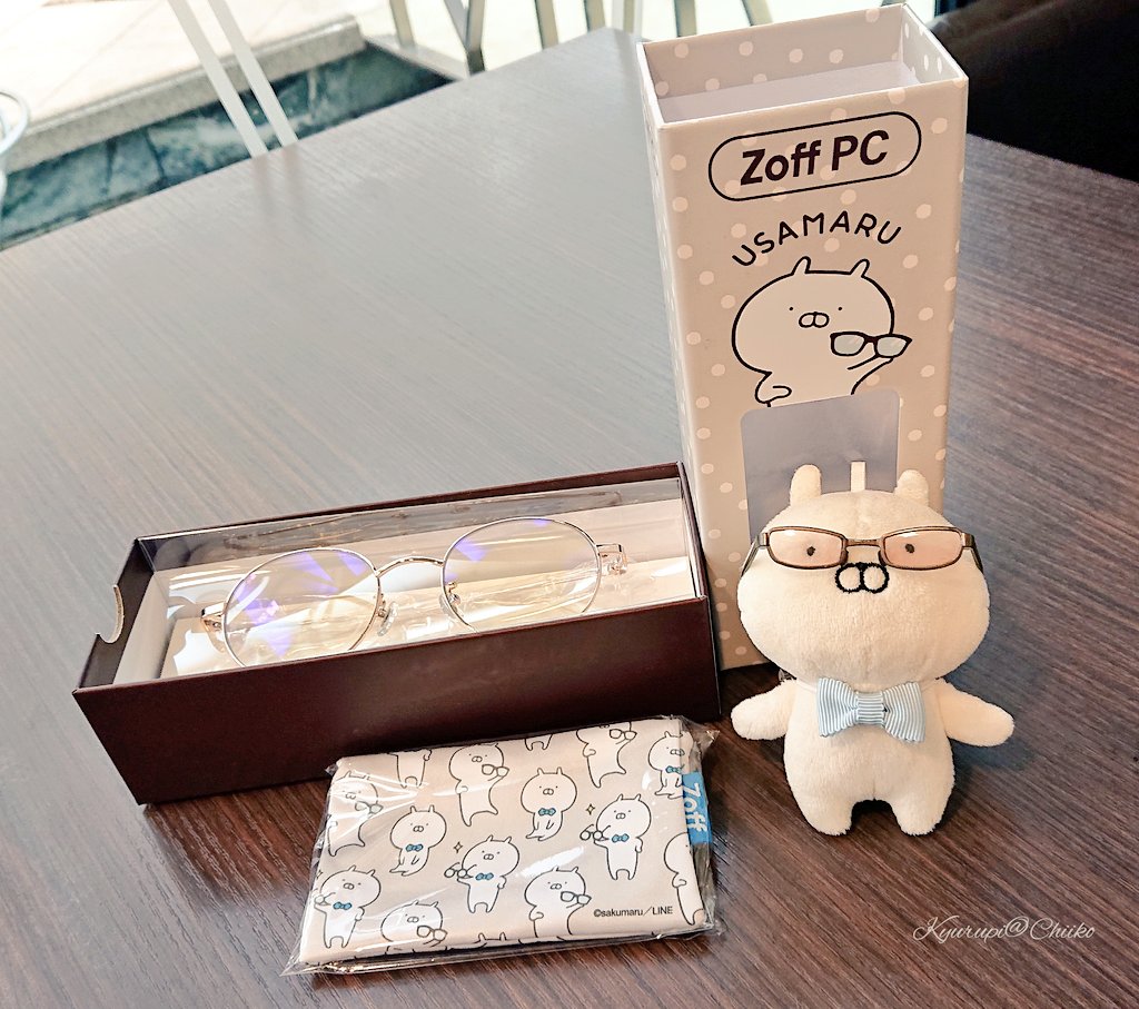 ちーこ ゾフまるのブルーライトサングラス可愛いに遂に負けて買ってしまった ノ タハー 疲れ目に あとメガネ拭きセットで 6050はお買い得すぎるっ お箱も引き出しっぽくオシャンティーでインテリアに良いし うさまる好きは絶対買うべし うさまる Zoff ちーこ ゾフまるのブルーライトサングラス可愛いに遂に負けて買ってしまった ノ タハー 疲れ目に あとメガネ拭きセットで 6050はお買い得すぎるっ お箱も引き出しっぽくオシャンティーでインテリアに良いし うさまる好きは絶対買うべし うさまる Zoff