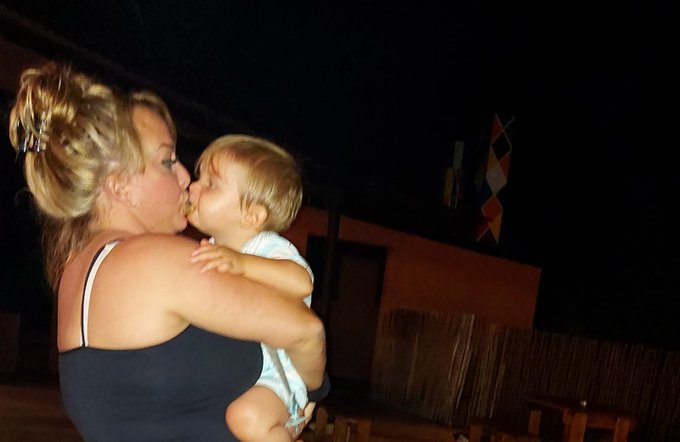 Me n my son on holiday at suncity the most epic place on earth https://t.co/RM3vQdx20V