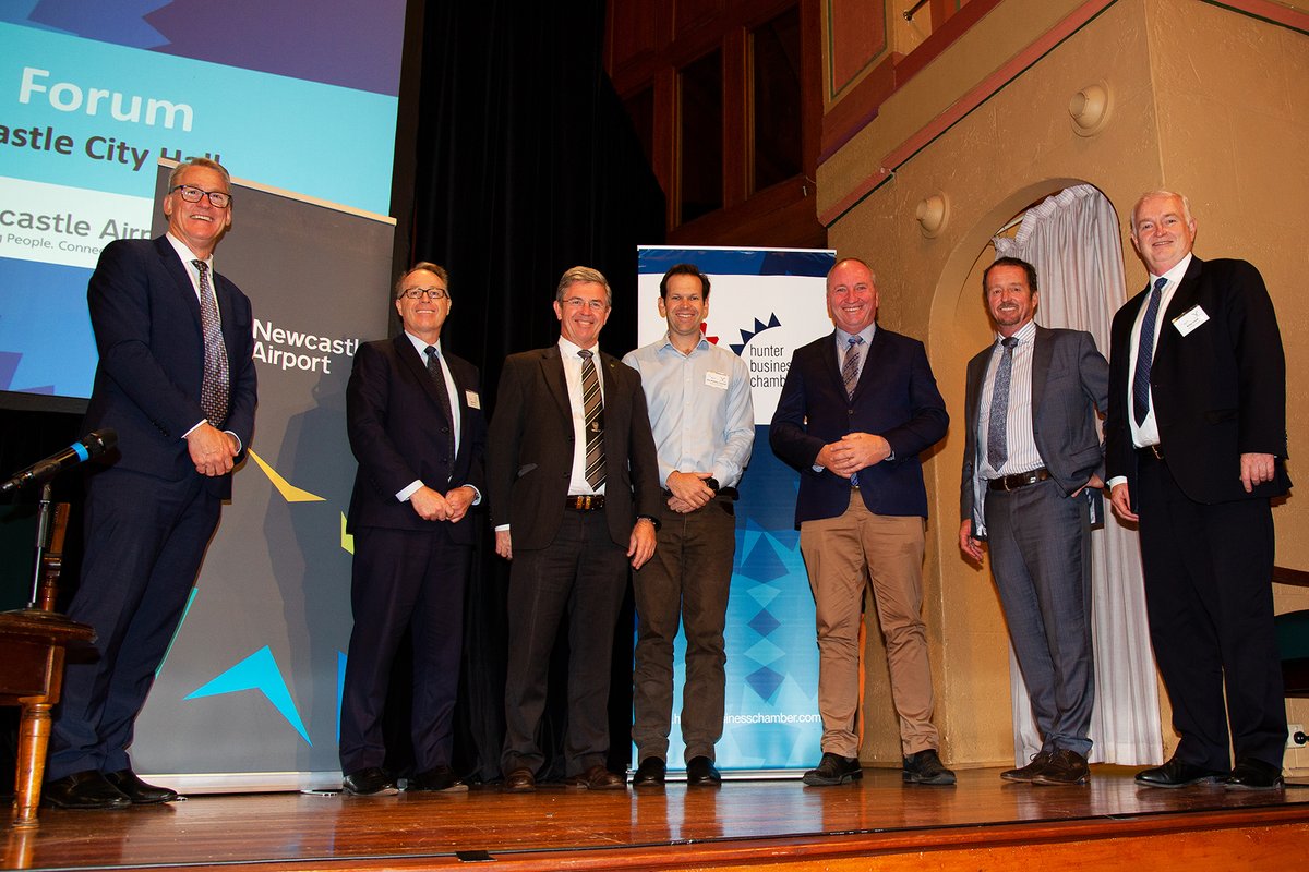 Business Hunter (@hunterbiz) on Twitter photo now • Just now
A robust discussion about energy and manufacturing priorities at our Hunter Business Forum lunch today featuring <a href="/mattjcan/">Senator Matt Canavan</a> <a href="/Barnaby_Joyce/">Barnaby Joyce</a> and <a href="/DaveGillespieMP/">David Gillespie</a>. Thanks to sponsor <a href="/NTLairport/">Newcastle Airport</a> who delivered a great presentation on the Code E runway upgrade project. now • Just now
A robust discussion about energy and manufacturing priorities at our Hunter Business Forum lunch today featuring <a href="/mattjcan/">Senator Matt Canavan</a> <a href="/Barnaby_Joyce/">Barnaby Joyce</a> and <a href="/DaveGillespieMP/">David Gillespie</a>. Thanks to sponsor <a href="/NTLairport/">Newcastle Airport</a> who delivered a great presentation on the Code E runway upgrade project.