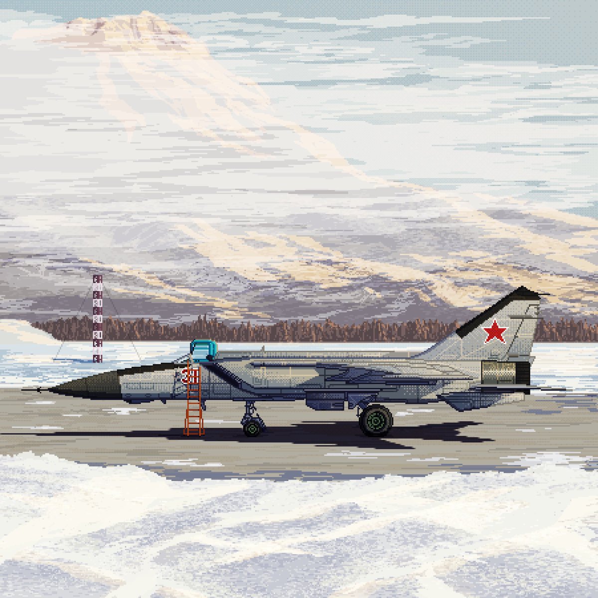 zlohlednihcs's tweet photo. Pixelplanes - MiG-25P
#pixelart #pixelplanes #aviation #ใใใ็ตต #ํฝ์
์ํธ #sovietaviation #belenko https://t.co/6WwuM2Cwl4