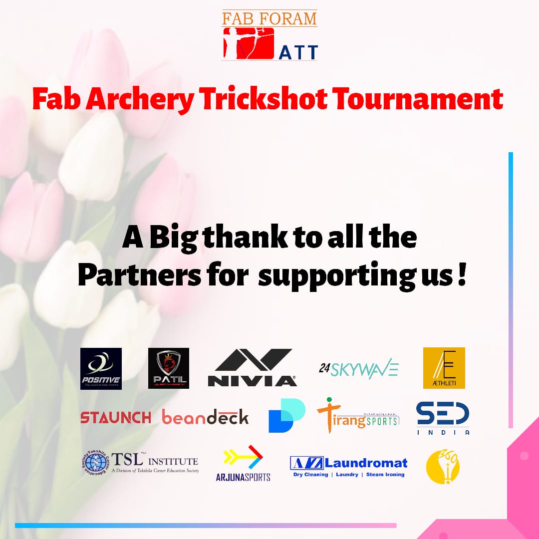 attournament's tweet photo. A special #mention goes to the sponsors who #supported the Fab Archery Trickshot Tournament and made this tournament a huge hit. 
We reached millions of people interested in archery, and were able to provide them a free Online Platform to show their archery skills.
#sports #learn https://t.co/Rq4aAf8YZL