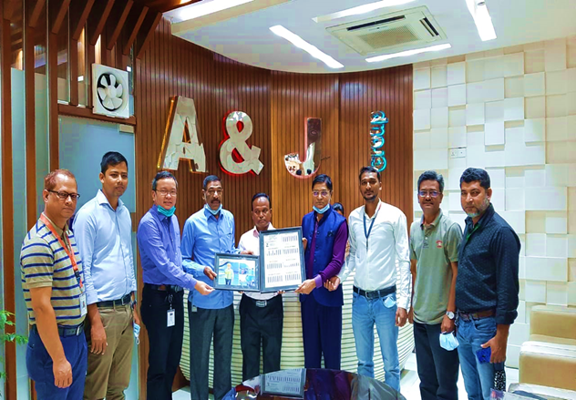 Have A Nice day,
Our supervisor Mr.Shahabuddin today received  award from Maersk Bangladesh Ltd.
Maersk Bangladesh Ltd good official team visit our office &amp; handover Award Mr.Shahabuddin. 
Also meeting with our G.M. sir Mr.Nur Zaman