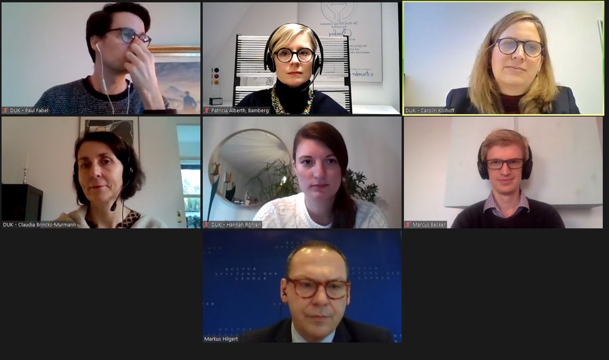 AlberthPatricia's tweet photo. It was a pleasure discussing with Carolin Kolhoff, Prof. Markus Hilgert (@textcultures), Marcus Becker (@Stifter_helfen) and German WH Managers about digital transformation, snackable content and the pressure to innovate. Thank you, @unesco_de, for the invitation! https://t.co/PBk5kiDByl