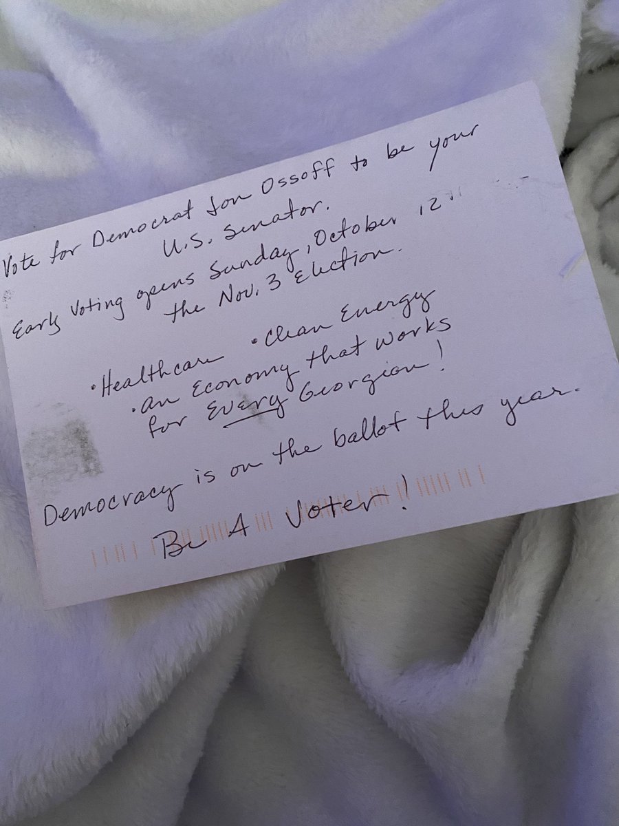 2many2read's tweet photo. Another postcard from a someone in California urging me to vote!!! Thank you for caring!

Not sure what took it so long to get to me.

#PTVInTheWild #PostTheVote #MailtheVote I https://t.co/IMWM3umZaH
