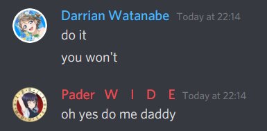 TribeOut's tweet image. A frustrated @darrian_xd threatens to strangle @mitsue_iznm as a joke.