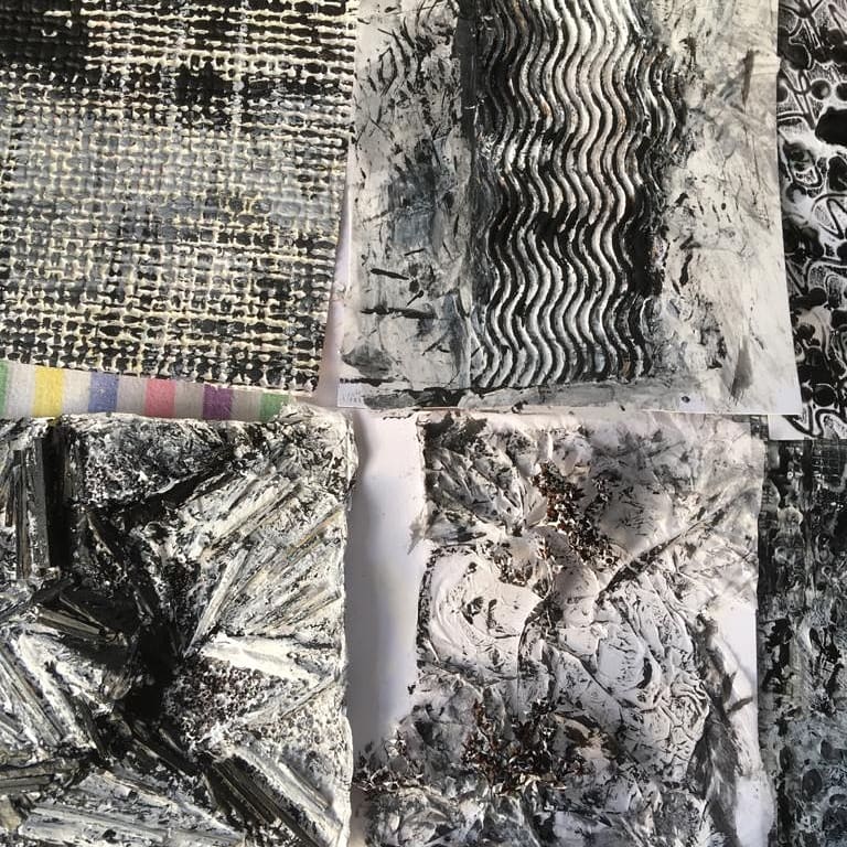 Phoenixtextile's tweet image. Great surface textures by Lynne.
 #surfacetexture #monochrome #blackandwhite #texture