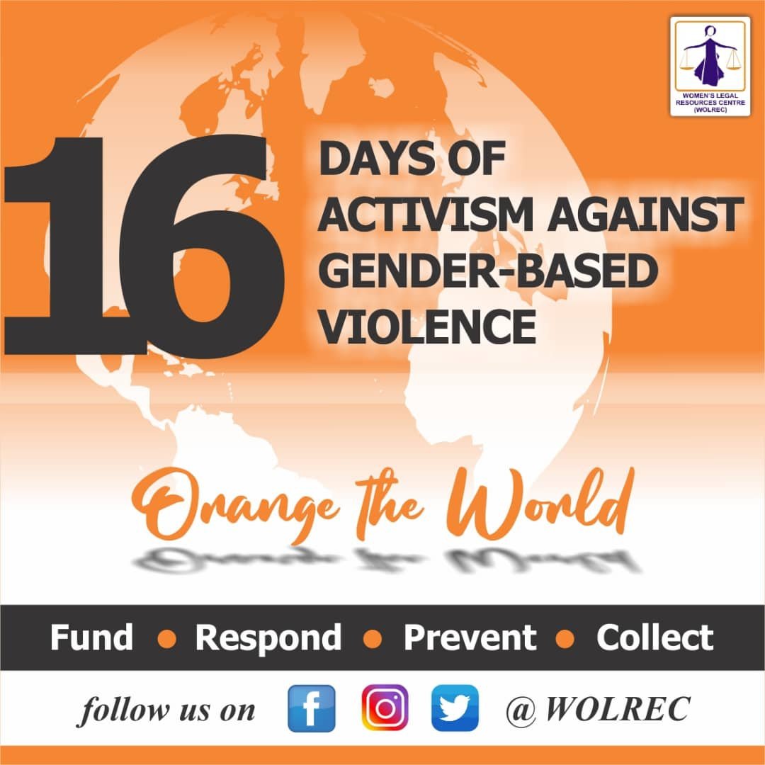 Let's work together to end GBV #16DaysofActivism2020