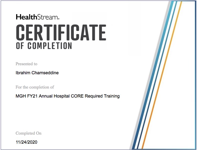 ibracham_'s tweet photo. Completed today my Cancer Outcomes Research and Education Program training for Massachusetts General Hospital training for yr 2021.
#harvardmedicalschool #harvardlife #training #healthcare #hospital #medical #research #cancerresearch #radiationoncology https://t.co/ogSTDnQpyS