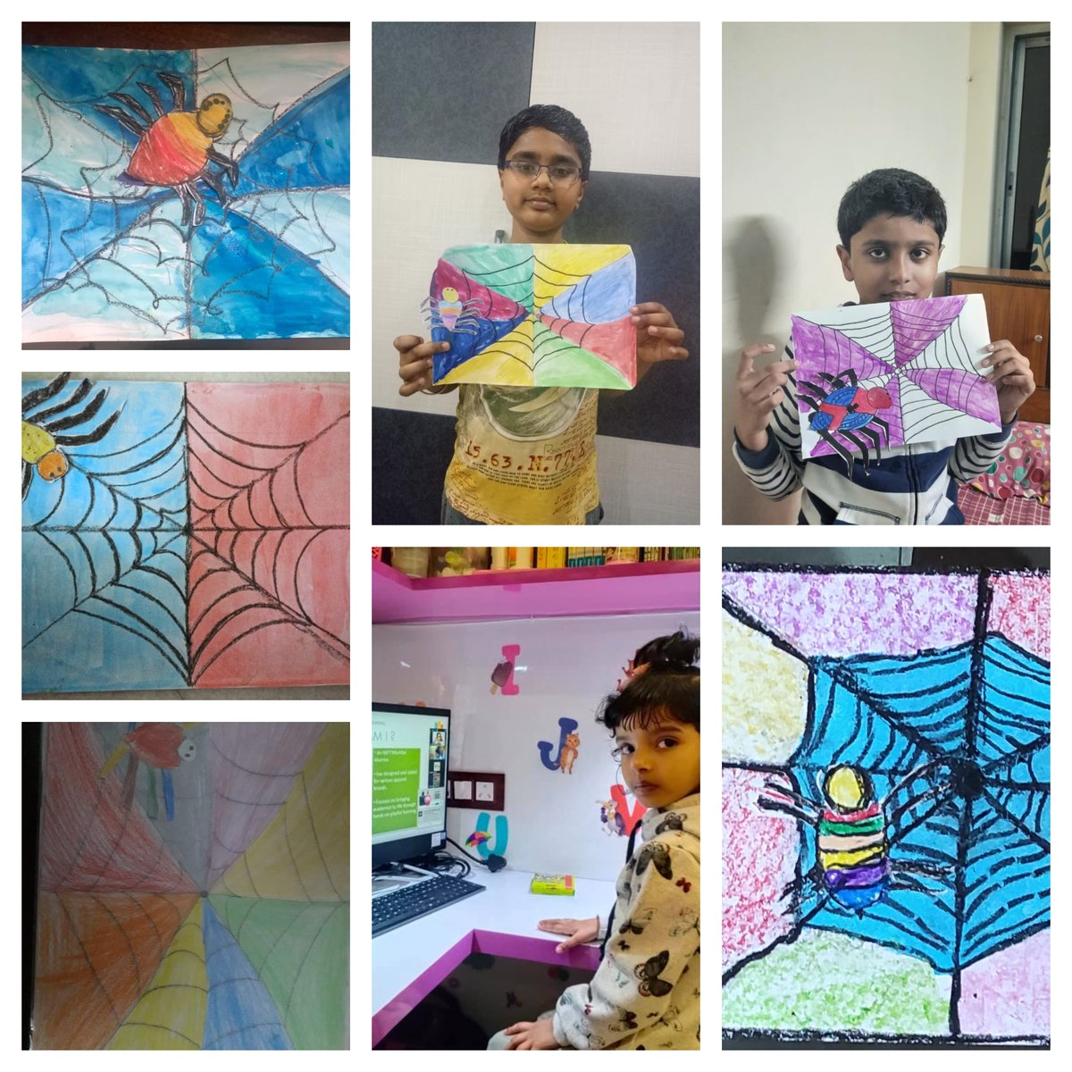 Wonderful submissions from yesterday's superhour class- Life Cycle Of A Spider by Lavina Chugh.
To join our free evening live interactive classes, make sure to join our whatsApp group -> https://t.co/mZOTpLZXzG
#interactivesession #podiumschool #learning #freeclasses https://t.co/9SSMaNlbJG