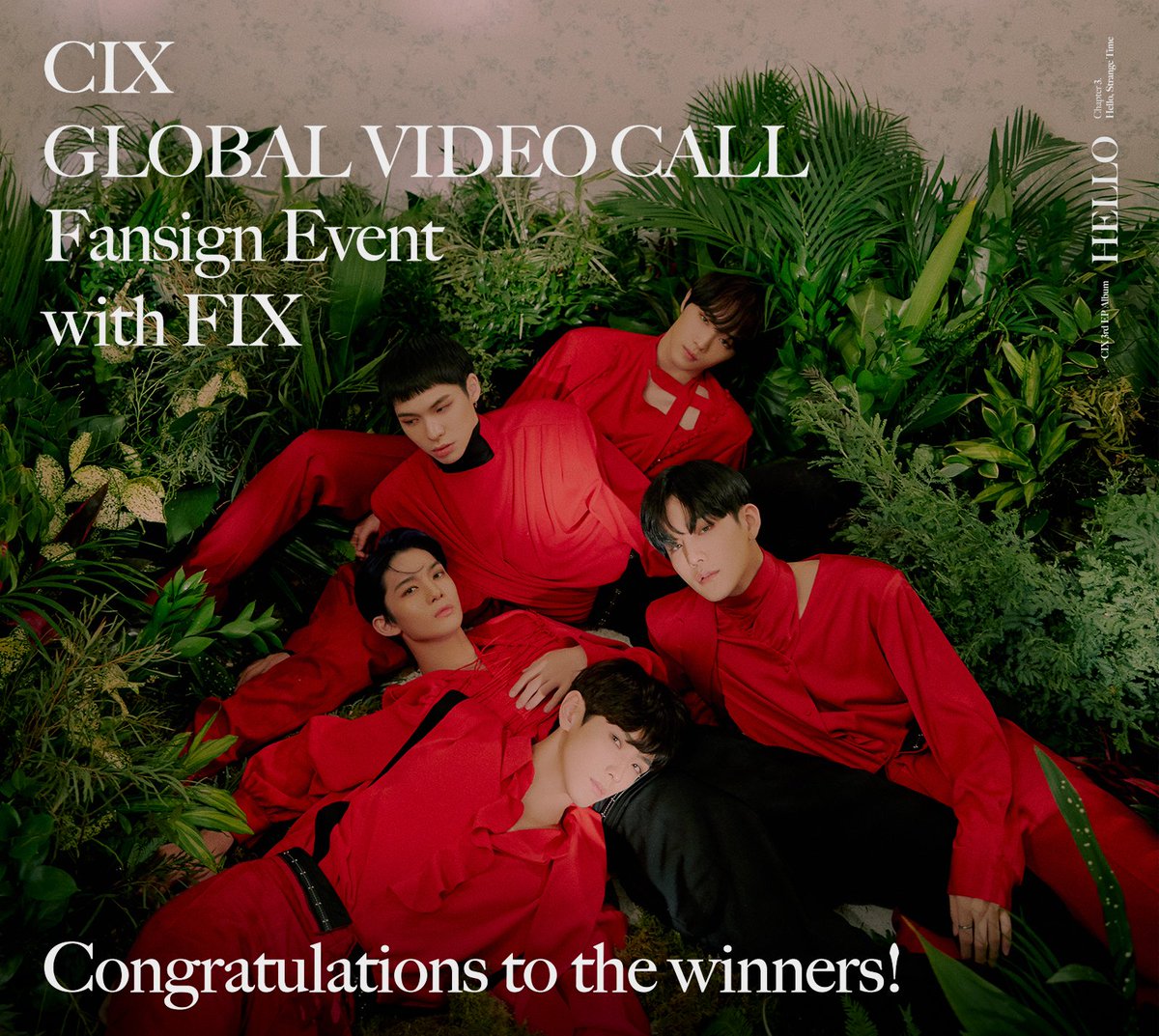 _mymusictaste's tweet photo. Hey #FIX! 😲
Time to check your emails to see if you got in CIX Global Video Call Event with FIX 📧
 
Congratulations to the winners of the draw and we thank you all for your interest and participation! 👏
 
#GlobalVideoCall #CIX_Fansign with #MyMusicTaste https://t.co/90cUAJIchB
