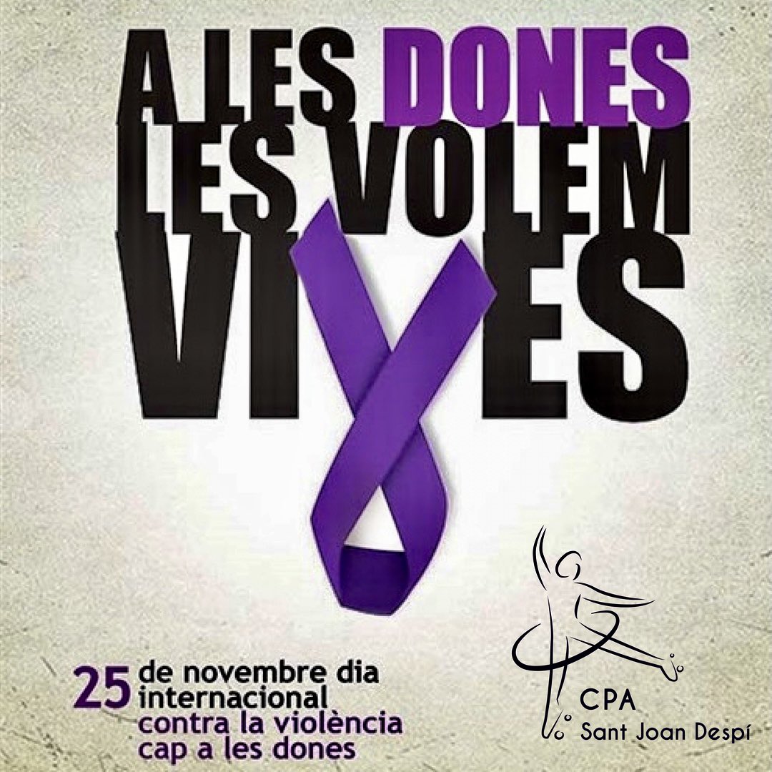 Us volem vives! Avui i sempre!! #25N #somcpasantjoandespí #lavidasobrerodes <a href="/DESPIesport/">DESPÍesport</a>