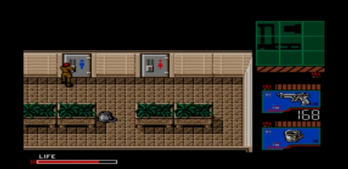 5. The gameplay features a ton of depth!You can go prone and crawl into tight spaces, while foraging for items. There is even a radar screen.Enemies have vision cones so they can see you very easily. They also react to noises you make. Very good AI for enemies in a 1990 game.