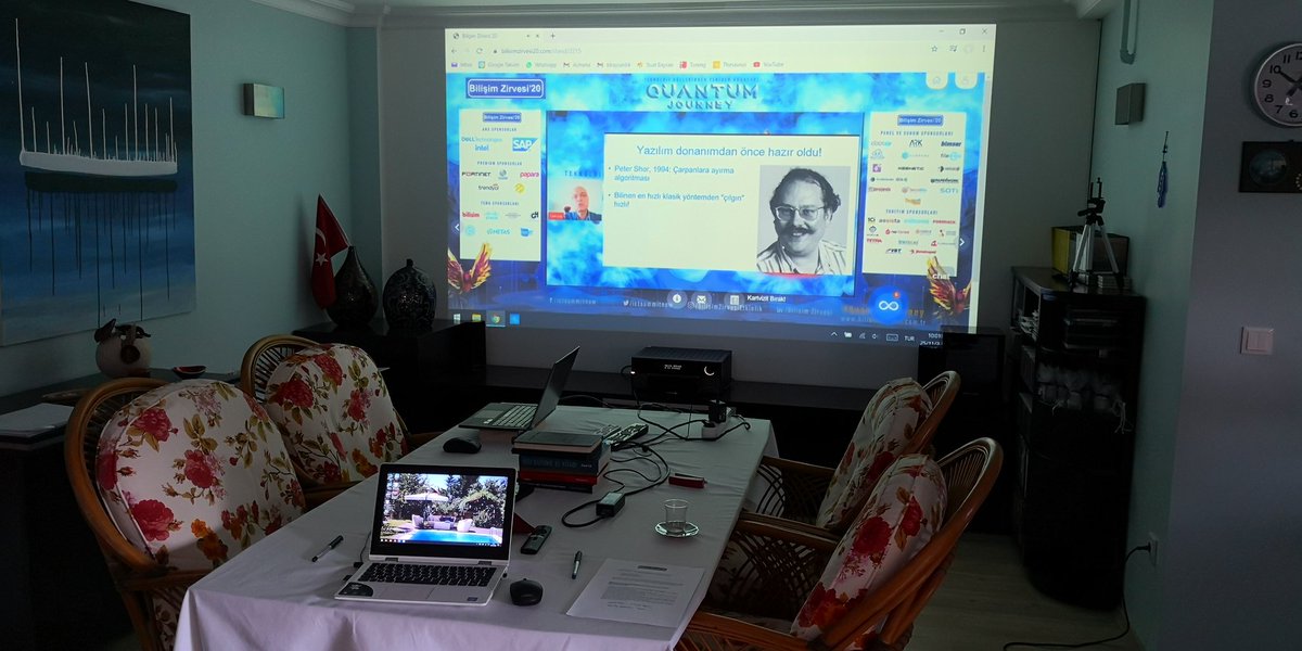 #quantumjourney #Bilişimzirvesi20 başladı tamamen farklı bilgiler ediniyoruz.