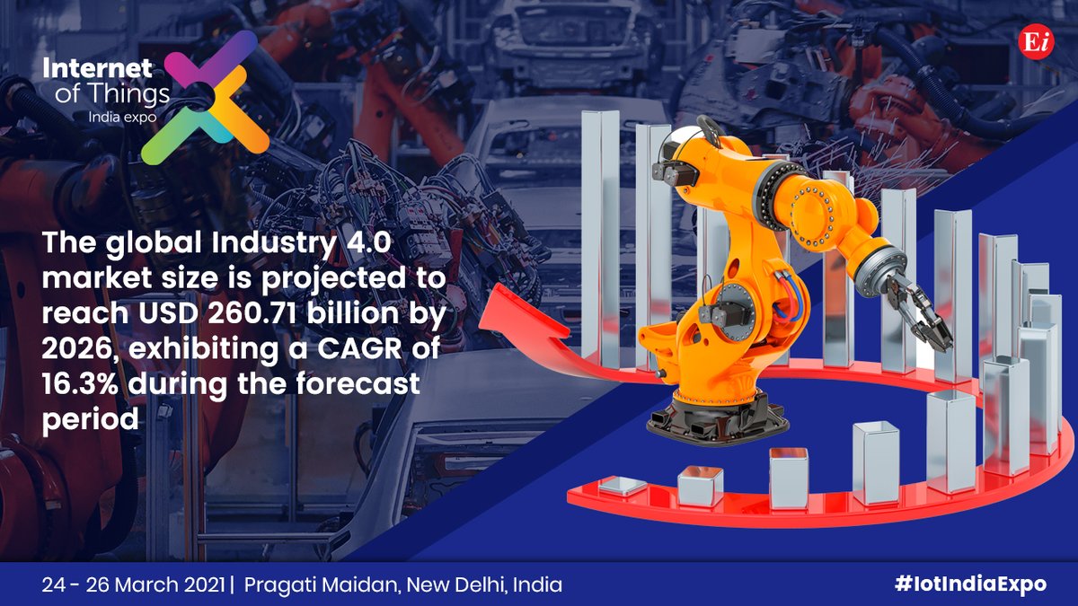 IotIndiaExpo's tweet image. For such interesting insights and facts, follow the @IotIndiaExpo.

Visit - iotindiaexpo.com

#IoTIndia #IoT2021 #InternetOfThings #Industry40 #IIoT #DigitalIndia #DigitalConvergence #AI #ArtificialIntelligence #Robotics #Drones #AR #VR #MachineLearning #IoT #Automation
