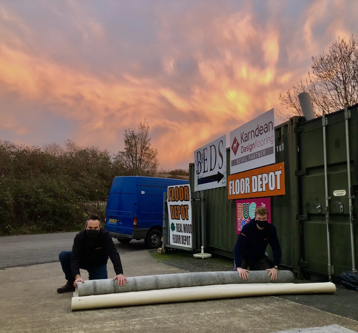 Floordepot_'s tweet photo. Epic sky over the Depot yesterday https://t.co/EfRvM6CDRS