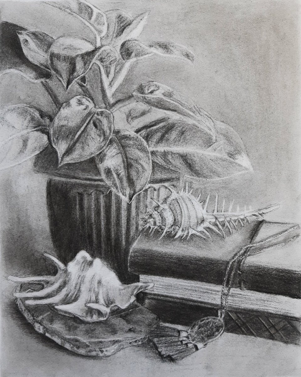 Dumping my process pics on the recent still life 