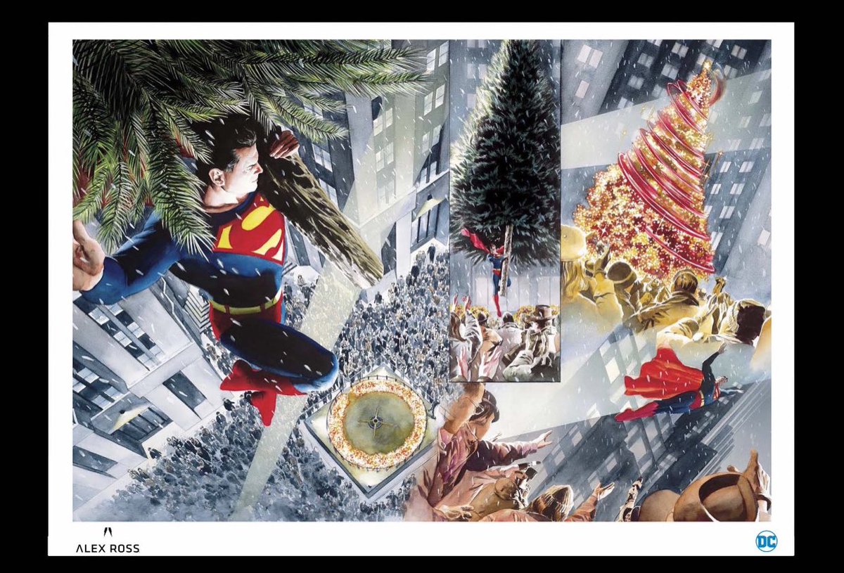 ComicsJob's tweet image. Wow we love @thealexrossart brings Christmas to Metropolis 🎄🎄🎄#comics #Christmas #christmasgifts