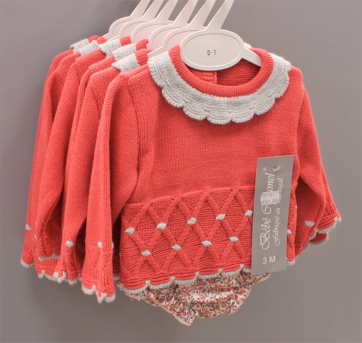 JuniorJungle's tweet photo. Trendy knitted set in two colours. Lovely knitted jumpers with matching cotton knickers. Starting from 0-3 months and only £20 per set. https://t.co/w4uEsOxVtn