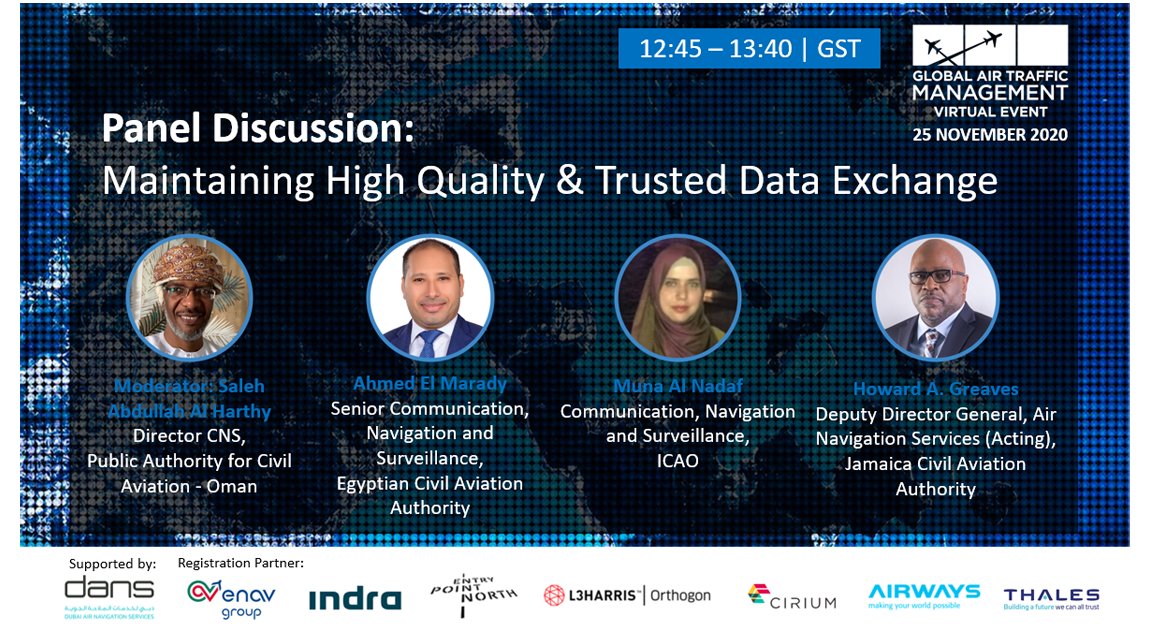 GlobalAirTM's tweet photo. Join expert speakers from @icao, the #EgyptianCivilAviationAuthority and @JCAA_NEWS as they consider how to encourage better stakeholder communication to build #cybersecurity, consistency and governance. #GATM 2020 https://t.co/67wndRyrR9
