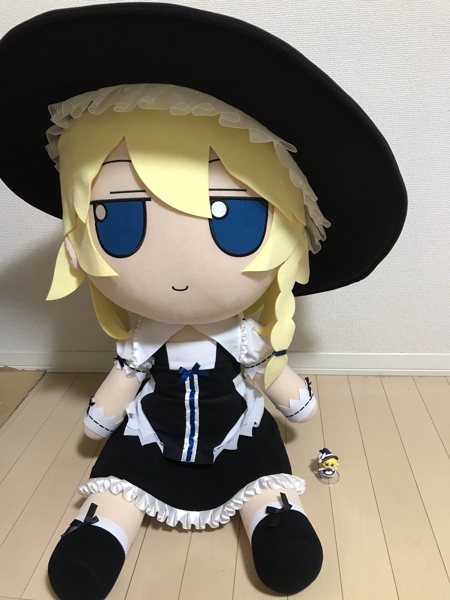 情報】(結束)BIG SIZE ぬいぐるみでかふも”シリーズ霊夢＆魔理沙の香霖