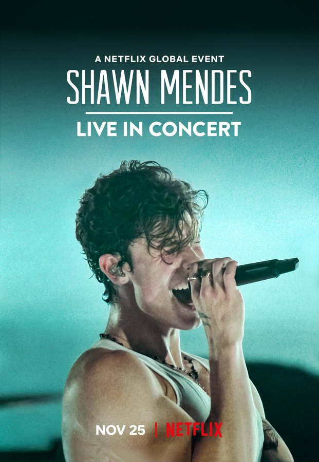 umusicbrasil's tweet photo. .@ShawnMendes já tem novidade pros fãs... 

O filme "Shawn Mendes: Live in Concert", sobre o show no Rogers Centre durante sua última turnê, já está disponível na @NetflixBrasil. https://t.co/IUjTrz3Qvh