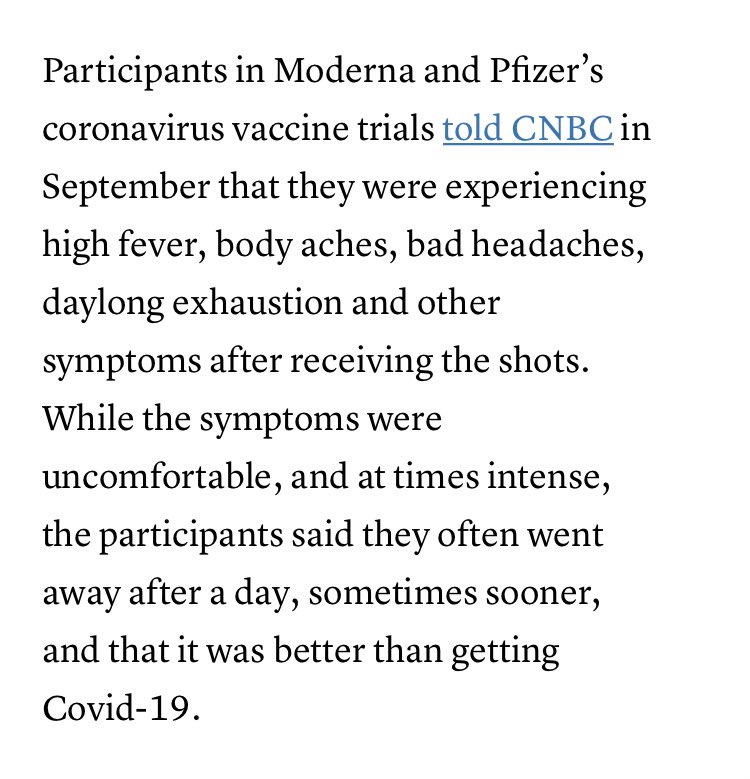 Both Moderna’s and Pfizer’s vaccines requires a 2nd injection several weeks after the first in order to achieve immunity. But what happens if millions of people (reluctantly) get the first injection, experience flu-like side effects, and then simply don’t return for the second?