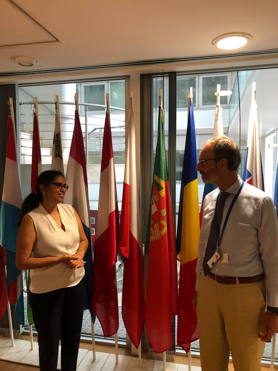 UNICEFTanzania's tweet photo. .@UNICEFTanzania Rep, @ShaliniBahuguna, met with @EUinTZ Ambassador @FantiManfredoEU to discuss how we can continue to work with development partners to realize the rights of every child in #Tanzania. Thank you @FantiManfredoEU for being a true #Changemaker4Children! https://t.co/GKNzwM1Bnp