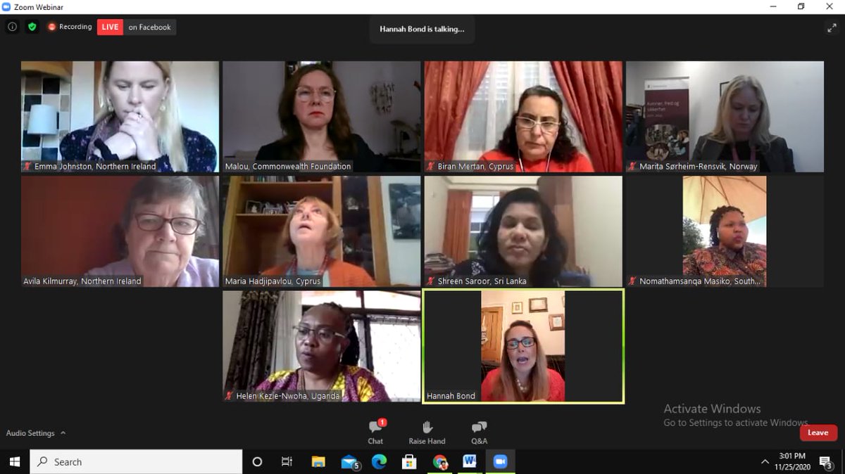 LamuAnti's tweet photo. Today I got a chance to join Insightful conversation from Commonwealth Foundation on the systematic barriers to women inclusion in peace processes and how they can secure better access to decision-making spaces #women #Peace https://t.co/yyVWoy0aED