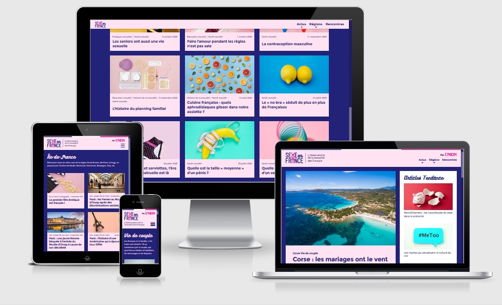 AgenceTea's tweet photo. Tea Innovation réalise le site #web et le #logo de Sexe en #France 🇫🇷 L'observatoire de la sexualité des français :

⏩https://t.co/qBhOqEig9V https://t.co/U0oZX4qQS1