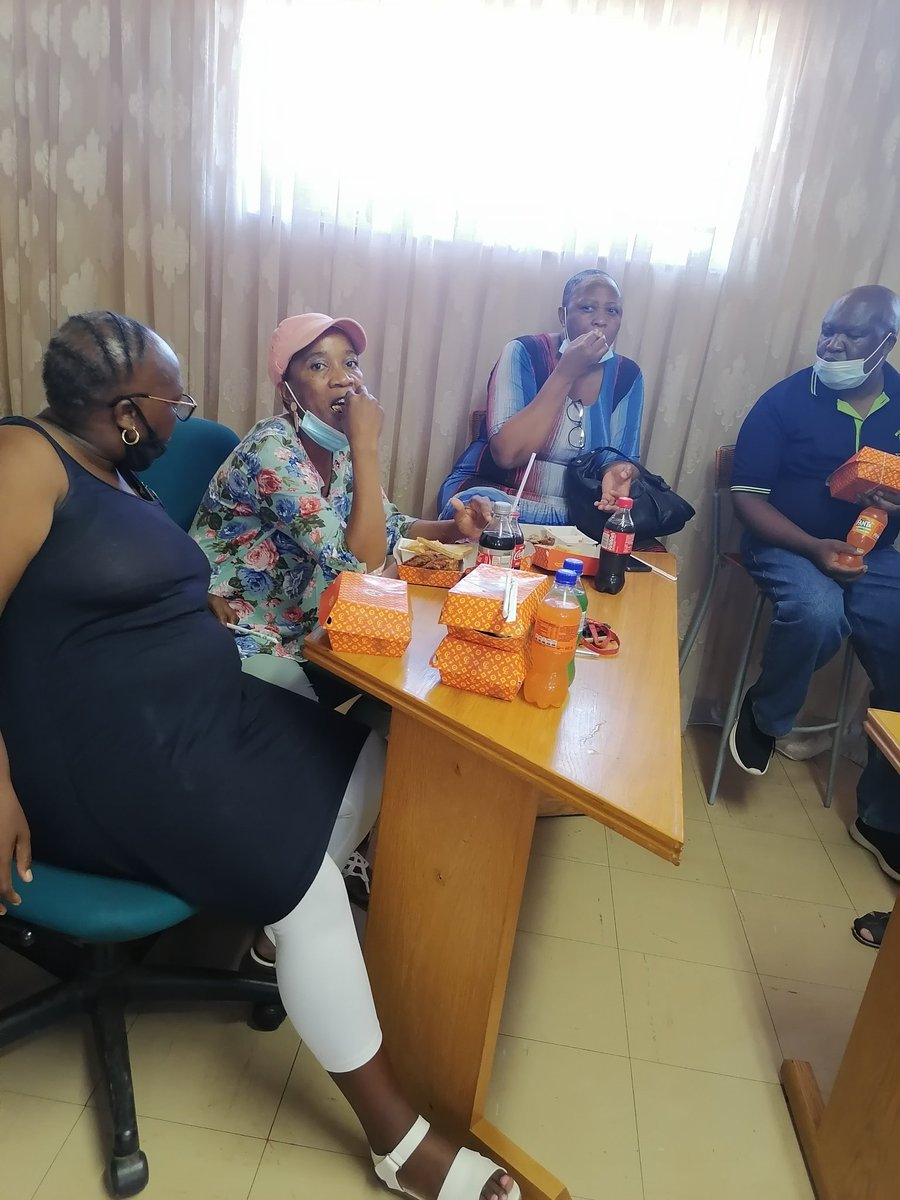 LucasThemba7's tweet photo. @ChickenLickenSA teachers' favorite. Our staff room will never be the same again. https://t.co/h5YLVxUrB5