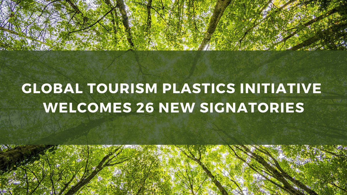 UNWTO's tweet photo. We connect the global tourism community.

🌍The Global Tourism Plastics Initiative has welcomed 26 new signatories as the tourism sector moves towards the #circular economy to reduce pollution and support a #sustainable recovery from COVID-19. 

🌱https://t.co/iM89bKAGP7 https://t.co/QtY2gb6z6W