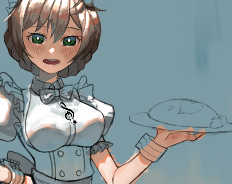 「フフフフ 」|byeのイラスト
