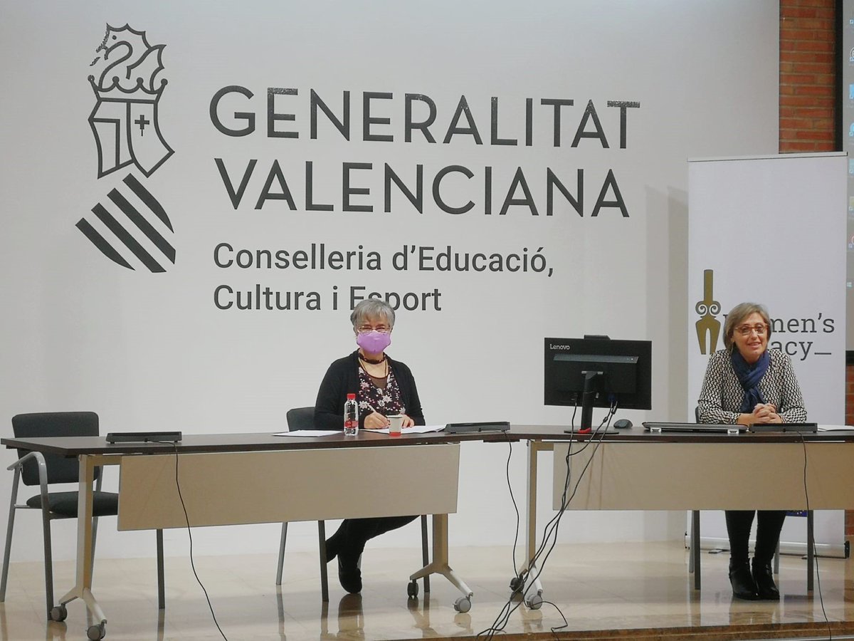 fchocomeli's tweet photo. Ana López Navajas presenta los productos accesibles y gratuitos que tendrá @womenslegacyEU : Banco de recursos, catálogos de obras musicales, literarias y artísticas para,  y formación del profesorado en todos los niveles y en diferentes territorios estatales y europeos https://t.co/dT3jjzo0ae