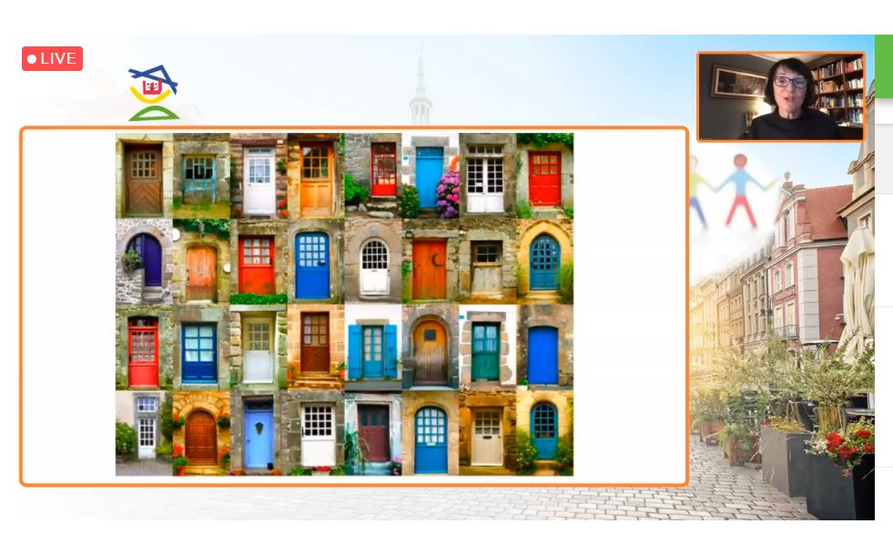 EACDtweet's tweet photo. Unlocking doors to meaningful life participation #eacd2020 Dr Beata Batorowicz shared 4 doors that we should open to support children with disabilities have meaningful life experiences. Think about importance of a network of people #socialrelationships https://t.co/hQDydRviyT